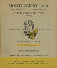 Load image into Gallery viewer, Montgomery, Ala. Telephone Directory, June 1955