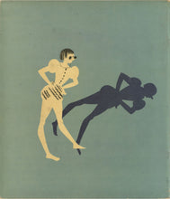 Load image into Gallery viewer, Rear cover of the staple-bound pictorial stiff paper wrappers showing the Art Deco illustration