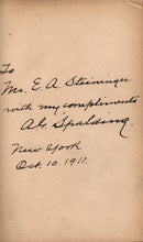 Load image into Gallery viewer, America's National Game: Historic Facts Concerning the Beginning, Evolution, Development and Popularity of Base Ball With Personal Reminiscences ...