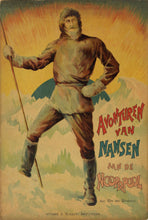 Load image into Gallery viewer, Front wrapper of Avonturen van Nansen showing the color-printed portrait of explorer Fridtjof Nansen