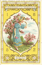 Load image into Gallery viewer, Calendar of the Seasons: 1882