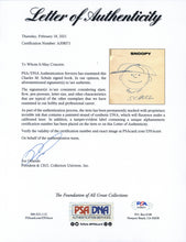 Load image into Gallery viewer, The official PSA/DNA Letter of Authenticity, certification number AJ08071, accompanying the book.