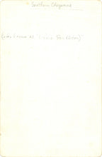 Load image into Gallery viewer, Full view of the reverse side of the cabinet card showing the clean card stock and modern pencil identification text