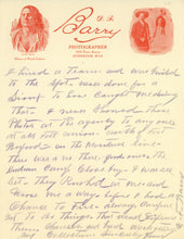 Load image into Gallery viewer, Two Exceptional Original D. F. Barry Silver Gelatin Photographs Depicting Sioux Indian Burial Scenes Along With the Original ALS From Barry to the ...