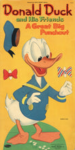 Load image into Gallery viewer, Donald Duck and His Friends. A Great Big Punchout (code no. 1986:59)
