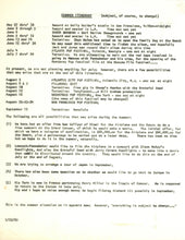 Load image into Gallery viewer, Jefferson Airplane 1969 Summer Itinerary Typescript