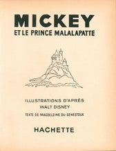 Load image into Gallery viewer, Mickey et le Prince Malalapatte (Les Albums HOP-LA!)