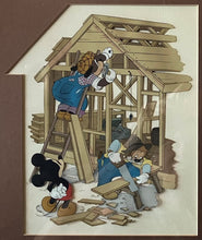 Load image into Gallery viewer, Two Original Hand-Painted Production Cels From the Walt Disney Studio Illustrated D. C. Heath Book "Mickey Never Fails"
