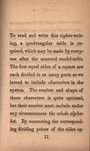 Load image into Gallery viewer, The Secret Letter Writer. A Comprehensive and Secure System of Cipher-Writing for General Use.