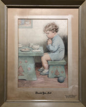 Load image into Gallery viewer, Thank You, God: An Original Watercolor Painting by Bessie Pease Gutmann