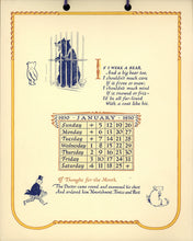 Load image into Gallery viewer, The Very Young Calendar: 1930