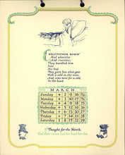 Load image into Gallery viewer, The Very Young Calendar: 1930