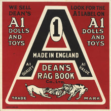Load image into Gallery viewer, Dean's "A1 Dolls and Toys" Retail Showcard