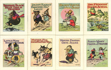 Load image into Gallery viewer, 8 Bookmites for Children. A Boxed Set of 8 Color Illustrated Miniature Books from 1926