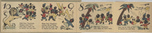Load image into Gallery viewer, Opened leporello showing inside front cover with section for "10" pasted down, followed by three more color expressionist accordion-fold panels.