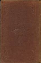 Load image into Gallery viewer, Back cover of a dark brown cloth book displaying matching decorative blind-stamped borders.