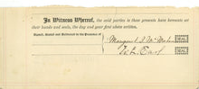 Load image into Gallery viewer, Close-up view of the lower execution line of a printed legal form showing a physical ink signature.