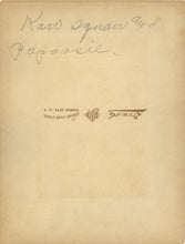 Load image into Gallery viewer, Albumen Photograph of a Young Kaw Woman and her Papoose, by J. B. Drake, Ponka City, Oklahoma Territory, circa 1890