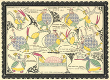 Load image into Gallery viewer, Detail view of a single plate highlighting the crisp "as new" margins and striking continuous-tone color stone lithography