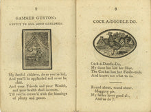 Load image into Gallery viewer, Gammer Gurton's Garland of Nursery Songs, and Toby Tickle's Collection of Riddles. (From Lumsden & Son's Juvenile Library)