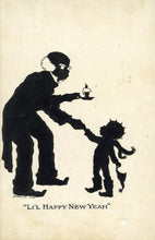 Load image into Gallery viewer, Original Pen and Ink Drawing Featuring Two African Americans in Silhouette