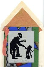 Load image into Gallery viewer, Original Pen and Ink Drawing Featuring Two African Americans in Silhouette