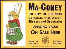 Load image into Gallery viewer, Dean's "Ma-Coney: The Toy of the Year" Retail Showcard