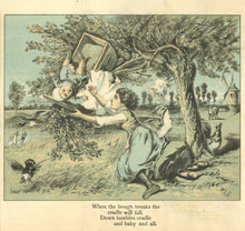 Load image into Gallery viewer, The Old Fashioned Mother Goose Melodies Complete With Magic Colored Pictures. Together With a Rare Transformation Trade Card Advertising This Book