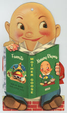 Load image into Gallery viewer, Favorite Nursery Rhymes: Mother Goose (Pin-Up Book for Little Tots) (code no. 4908)