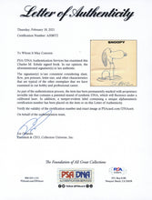 Load image into Gallery viewer, The official PSA/DNA Letter of Authenticity, certification number AJ08072, accompanying the book.