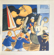 Load image into Gallery viewer, Original Pen & Ink and Watercolor Drawing by William Pene du Bois (1916-1993) Published in his Book "Otto at Sea" (1936); Together with a Boxed Set...