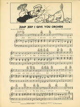 Load image into Gallery viewer, Popeye Song Folio: 24 Complete and Original Songs and Cartoons Including "I'm Popeye the Sailor"
