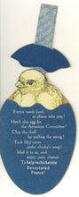 Load image into Gallery viewer, Post World War I France Relief Effort Chicken and Egg Novelty Fund Raising Item