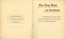 Load image into Gallery viewer, The Tiny Book of Cocktails