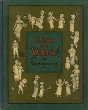 Load image into Gallery viewer, Two Original Graphite, Ink and Watercolor Drawings by Kate Greenaway, Published in Her Book "Under the Window"