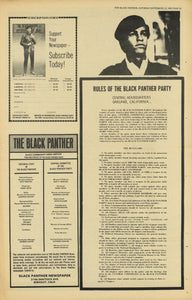 The Black Panther Black Community News Service, Vol. III, No. 21, Saturday, September 13, 1969