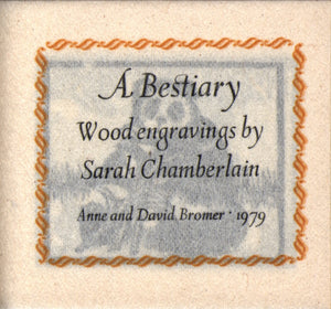 A Bestiary: Wood Engravings by Sarah Chamberlain