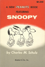 Load image into Gallery viewer, A New Peanuts Book Featuring Snoopy. [Signed by Schulz With an Original Sketch of Charlie Brown]
