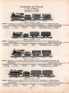Saison-Neuheiten 1914. II. Nachtrag zur Spezial-Preisliste uber Mechanische, Optische und Elektrische Spielwaren und Lehrmittel