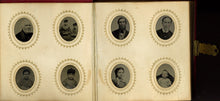 Load image into Gallery viewer, 19th Century Photo Album Containing 96 "Gem" Size Tintypes
