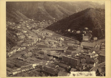 Load image into Gallery viewer, Original John C. H. Grabill Albumen Photograph Titled in the Negative &quot;No. 862. &#39;Deadwood, Dakota.&#39; A Part of the City From Forest Hill.&quot;
