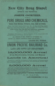 History and Directory of Laramie City, Wyoming Territory, Comprising a Brief History of Laramie City From Its First Settlement to the Present ...