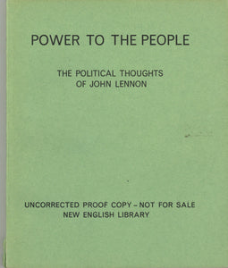 Power to the People: The Political Thoughts of John Lennon