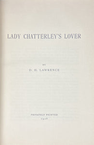 Lady Chatterley's Lover