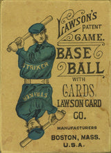 Load image into Gallery viewer, Lawson&#39;s Patent Game: Base Ball With Cards
