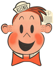 Load image into Gallery viewer, Lot of Five 1950s Little LuLu and Kleenex-Related Marketing Items Including a Store Sign Promoting In-Store Premiums
