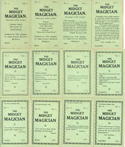 The Midget Magician. A Near Complete Run of the Periodical: 37 Issues (of the 38 Total Issues)