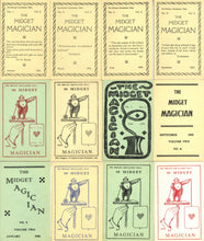 Load image into Gallery viewer, The Midget Magician. A Near Complete Run of the Periodical: 37 Issues (of the 38 Total Issues)
