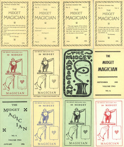 The Midget Magician. A Near Complete Run of the Periodical: 37 Issues (of the 38 Total Issues)