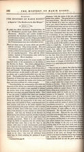 Load image into Gallery viewer, View of the final serialized installment page in the February 1843 issue showing the conclusion of the narrative text
